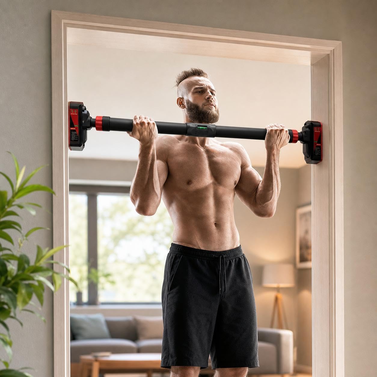 Pull Up Bar for Doorway, Frame - огляд і ціна Leg Home Gym Workout