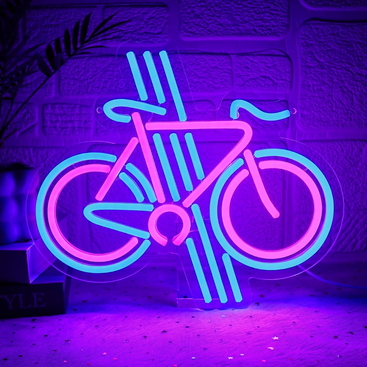 Bike Neon Sign Dimmable Bicycl - огляд і ціна Home Gym Neon Sign