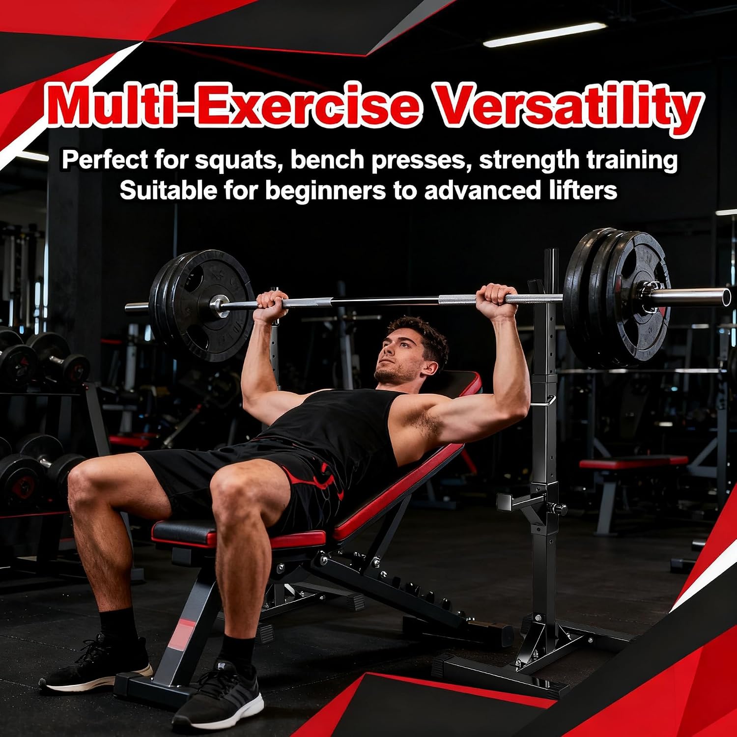 Adjustable Squat Rack Stands f - огляд і ціна Home Gym Portable