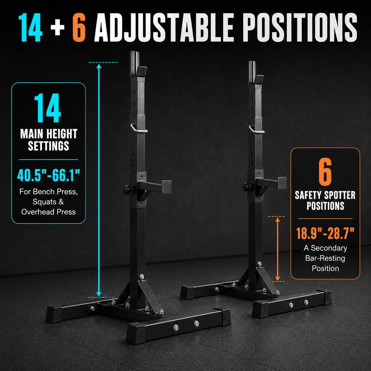 Adjustable Squat Rack Stands f - огляд і ціна Home Gym Portable